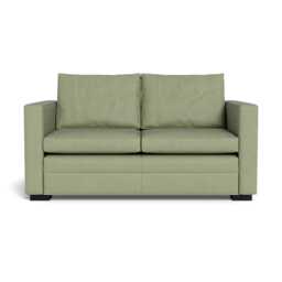 Heal's Palermo 2 Seater Sofa Siena Cotton Pistachio Black Feet - thumbnail 1