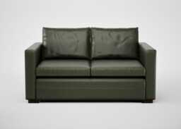 Heal's Palermo 2 Seater Sofa Siena Cotton Pistachio Black Feet - thumbnail 2