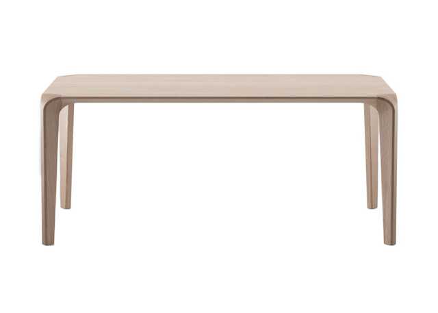 Artisan Flow Table Oak White Pigmented Oil 160cm