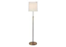 Visual Comfort Bryant Floor Lamp Hand-Rubbed Antique Brass