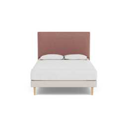 Heal's Newman Headboard (Lift Storage) King Smart Luxe Velvet Dusky Pink