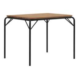 Normann Copenhagen Vig Outdoor Dining Table 80x90cm in Black