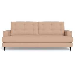 Heal's Mistral 4 Seater Sofa Capelo Linen-Cotton Rosedale Black Feet