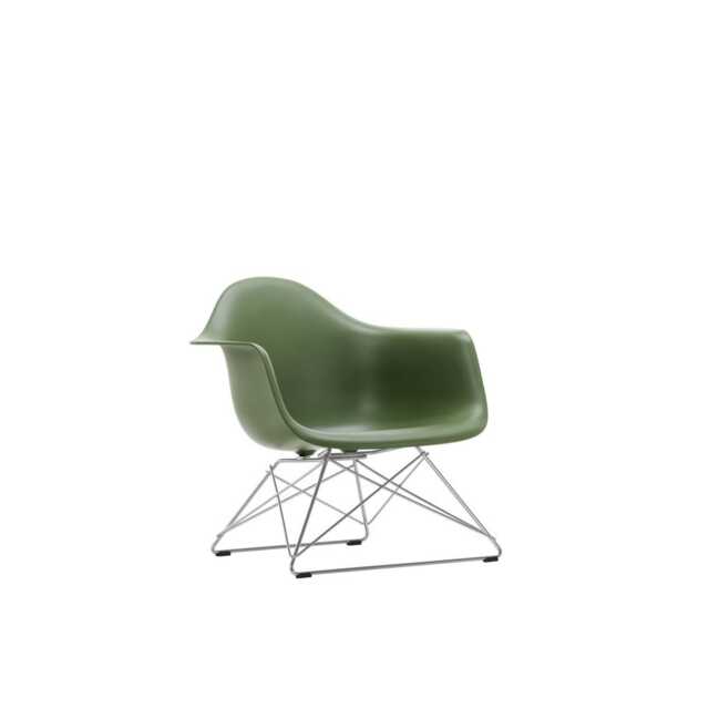 Vitra Eames LAR Chair Forest Chrome Wire Base With Cross Struts