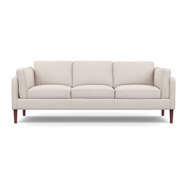 Heal's Sonno 4 Str Sofa Siena Cotton Natural Walnut Feet - image 1