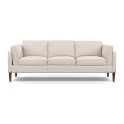 Heal's Sonno 4 Str Sofa Siena Cotton Natural Walnut Feet