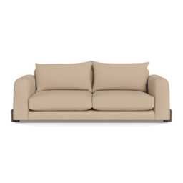 Heal's Nuvola 4 Seater Sofa Capelo Linen-Cotton Bamboo Walnut Stained Oak Feet - thumbnail 1