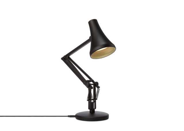 Anglepoise 90 Mini Mini Desk Lamp Carbon Black and Black