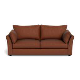 Heal's Tailor 4 Seater Sofa Smart Luxe Velvet Tawny Black Feet