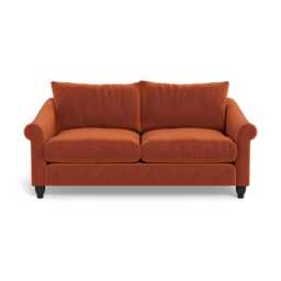 Heal's Devon 3 Str Cotton Velvet Russet Black Feet