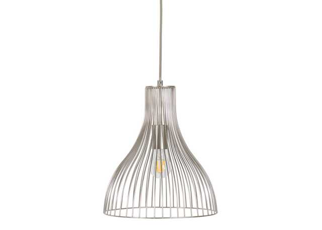 Heal's Makiko Pendant Light Brushed Steel Small