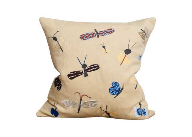 Fine Little Day Slända Embroidered Cushion Cover 48 x 48cm