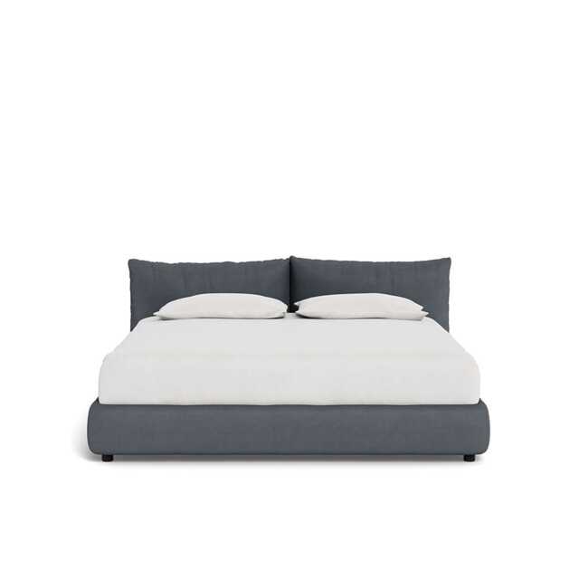 Heal's Pillow Bed Super King Siena Cotton Shale Grey
