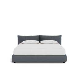 Heal's Pillow Bed Super King Siena Cotton Shale Grey