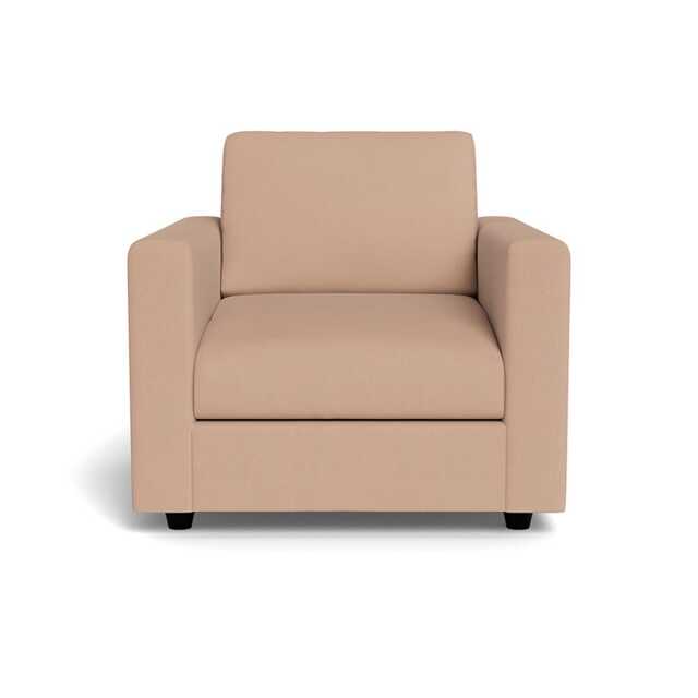 Heal's Nimbus II Armchair Capelo Linen-Cotton Rosedale Black Feet