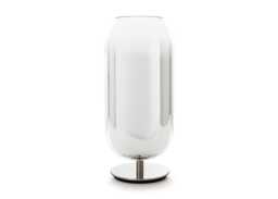 Artemide Gople Table Lamp Silver & Chrome