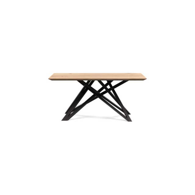 Heal's Vienna Dining Table 160x100cm Blonde Oiled Oak Chamfered Edge Filled