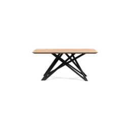 Heal's Vienna Dining Table 160x100cm Blonde Oiled Oak Chamfered Edge Filled
