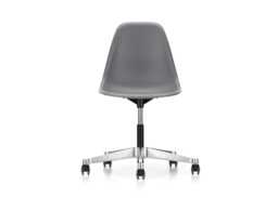 Eames PSCC Side Chair New Height Vitra Granite Grey Aluminium Base