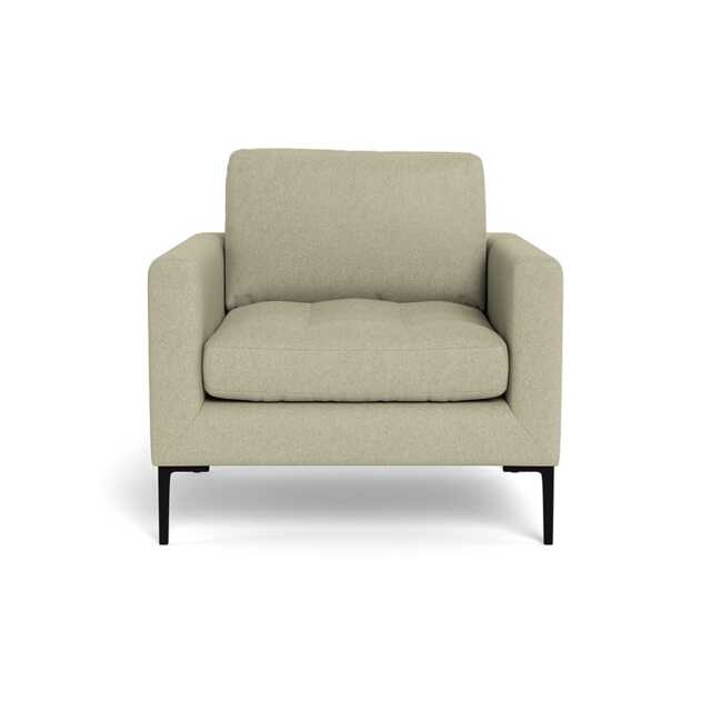 Heal's Eton Armchair Cotton Grain Black Feet