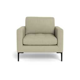 Heal's Eton Armchair Cotton Grain Black Feet