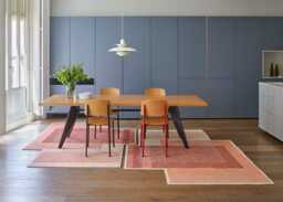 GAN Canevas Geo Rug Coral - thumbnail 2