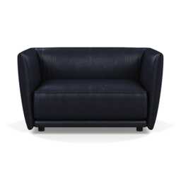 Heal's Valley Loveseat Stonewash Black Walnut Stain Feet - thumbnail 1