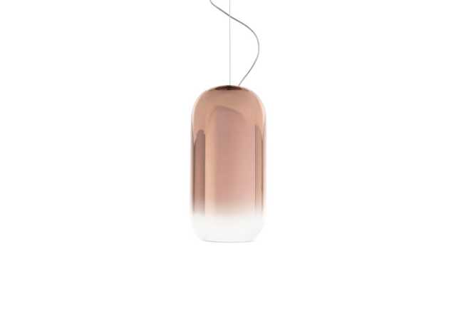 Artemide Gople Mini Pendant Light Black & Copper