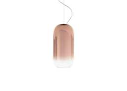 Artemide Gople Mini Pendant Light Black & Copper