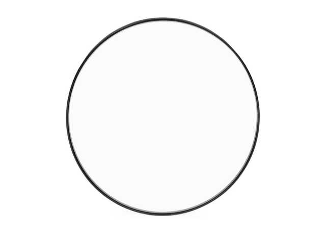 Heal's Fine Edge Mirror Round 35cm Black - image 1