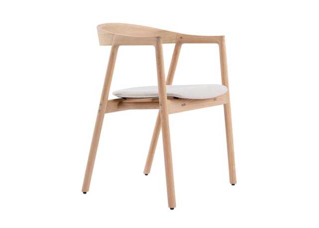 Gazzda Muna Dining Chair White Oiled Oak Main Line Flax Upminster 20