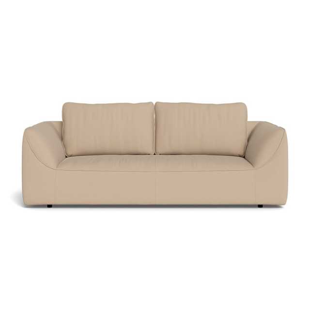 Heal's Morven 3 Seater Sofa Capelo Linen-Cotton Bamboo Black Feet