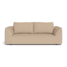 Heal's Morven 3 Seater Sofa Capelo Linen-Cotton Bamboo Black Feet