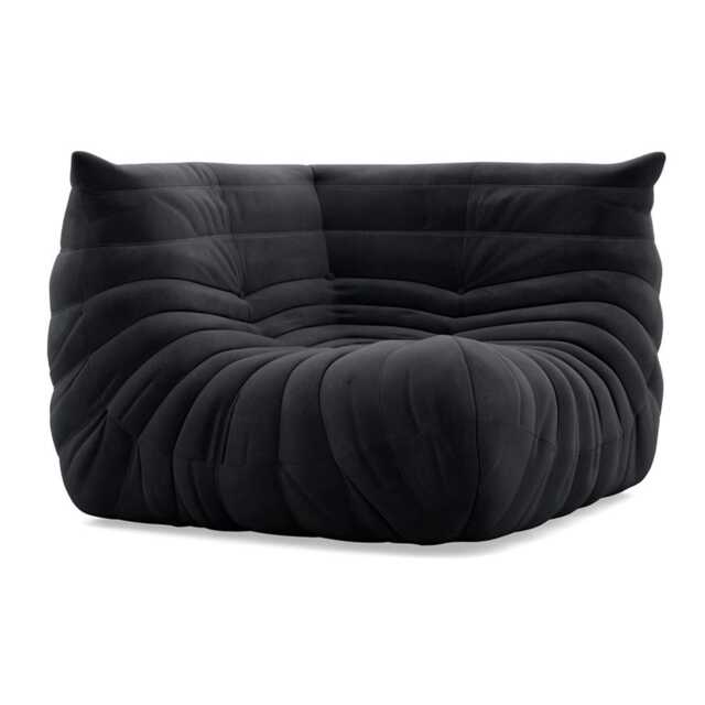 Ligne Roset Togo Corner Seat Alcantara Anthracite