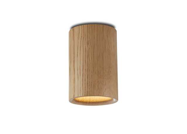 Case Solid Downlight Cylinder Natural Oak