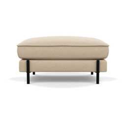 Heal's Tortona Footstool Brushed Cotton Oat