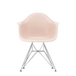 Vitra Eames DAR Armchair New Height Pale Rose Chrome Base
