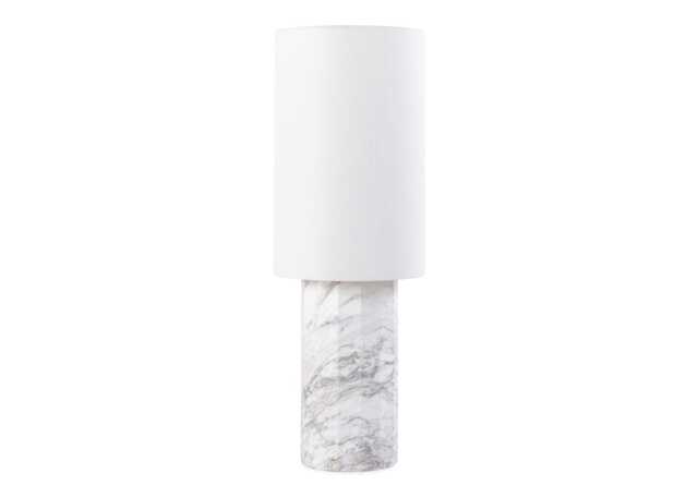 Heal's Colonna Marble Table Lamp White Standard