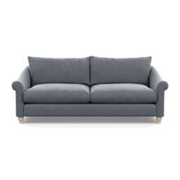 Heal's Devon 4 Seater Sofa Boucle Steel Natural Feet