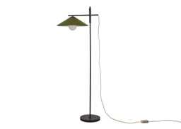 Heal's Armstrong Adjustable Floor Lamp Black/Green