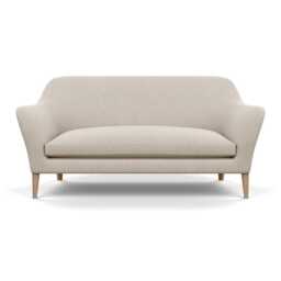 Heal's Wallis 3 Seater Sofa Broad Weave Putty Walnut Feet - thumbnail 2