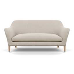 Heal's Wallis 3 Seater Sofa Broad Weave Putty Walnut Feet - thumbnail 1