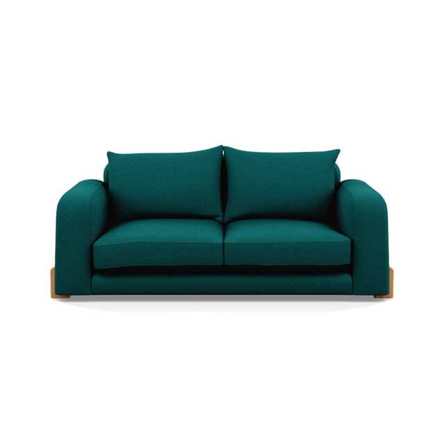 Heal's Nuvola 3 Seater Sofa Brushed Cotton Pine Natural Oak Feet