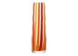 LSA International Folk Vase H31.5cm Orange, Red & Yellow - thumbnail 1