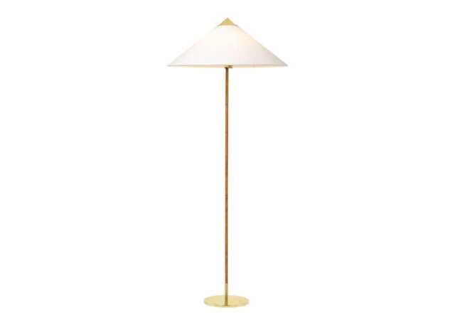 Gubi 9602 Floor Lamp Brass/Canvas
