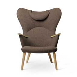 Carl Hansen & Son CH78 Lounge Chair with head rest, Oak/Fiord 0271