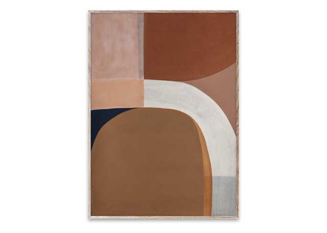 Paper Collective Painted Shapes 01 Print by Berit Mogensen Lopez 50 x 70cm