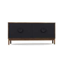 Heal's Tinta Sideboard Walnut Frame Black Stain Doors
