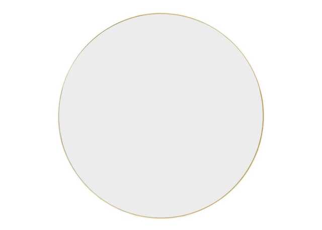 Heal's Fine Edge Mirror Round Gold
