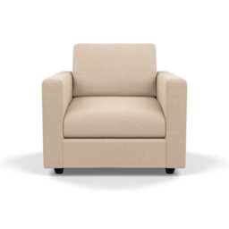 Heal's Nimbus II Armchair Brushed Cotton Oat Black Feet - thumbnail 2